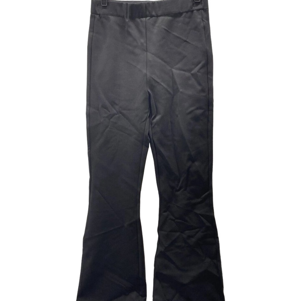 NEW THE KOOPLES Women’s Milano Smooth Crepe Flared Pants Black Size US 6 / TG 2